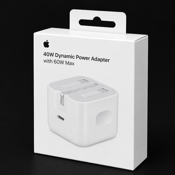 40W Dynamic Power Adapter with 60W Max – Fast Charging USB-C Wall Charger